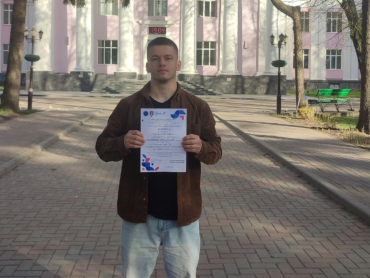 Почесна нагорода: Диплом III ступеня отримав студент ПДМУ / Honorary Award: PSMU Student Receives 3rd Degree Diploma