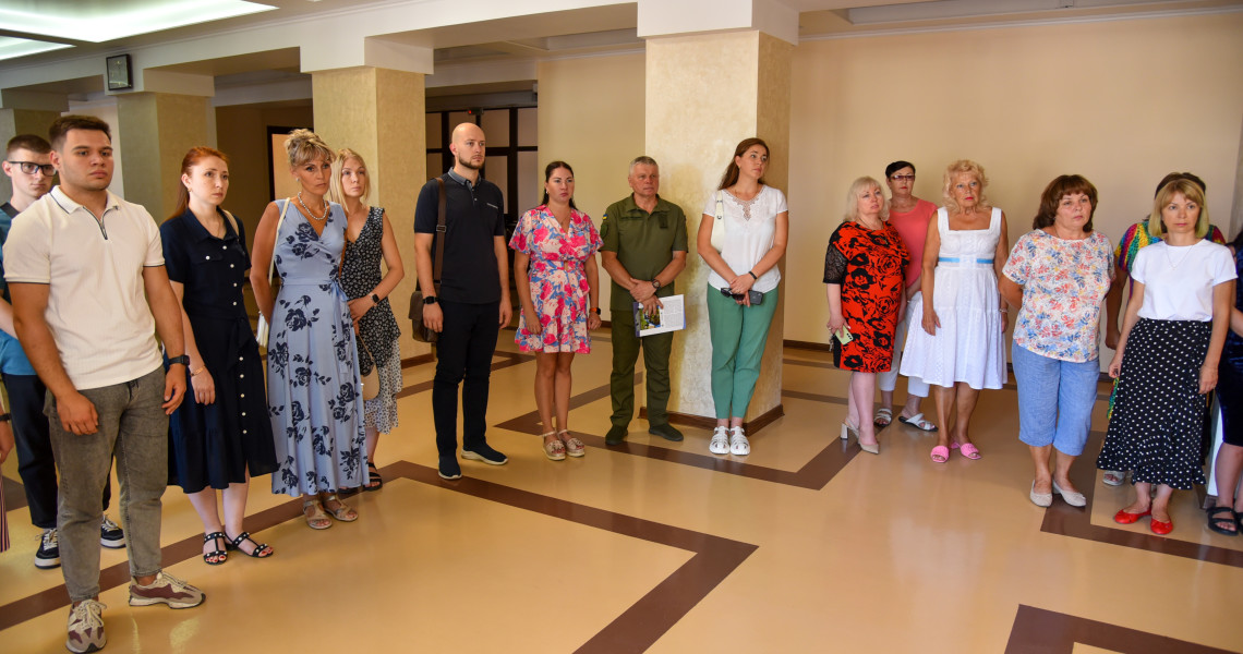 Хвилина Мовчання у ПДМУ: Героям слава! / Moment of Silence at PSMU: Glory to the Heroes!
