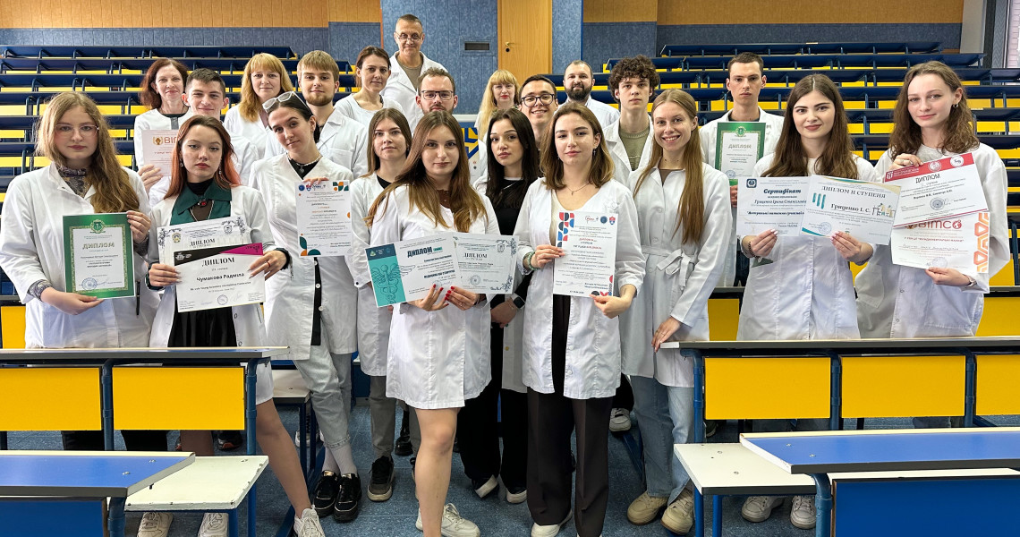 Наукова робота здобувача – невід’ємна складова підготовки лікаря, що підтверджується результатами роботи СНГ біохімії за 2024/2025 навчальний рік