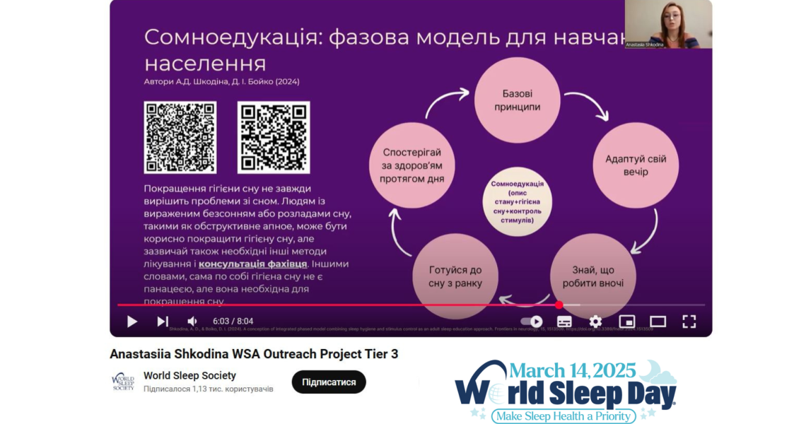 Зробіть здоров’я сну пріорітеом: Всесвітній день сну 2025! / Make Sleep Health a Priority: World Sleep Day 2025!