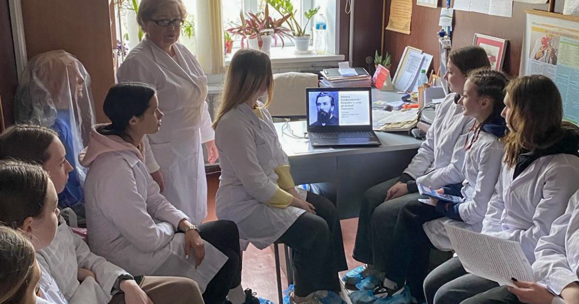 Микола Скліфосовський: студенти вивчають життєвий шлях та наукову спадщину великого хірурга / Mykola Sklifosovsky: Students Explore the Life and Scientific Legacy of a Great Surgeon