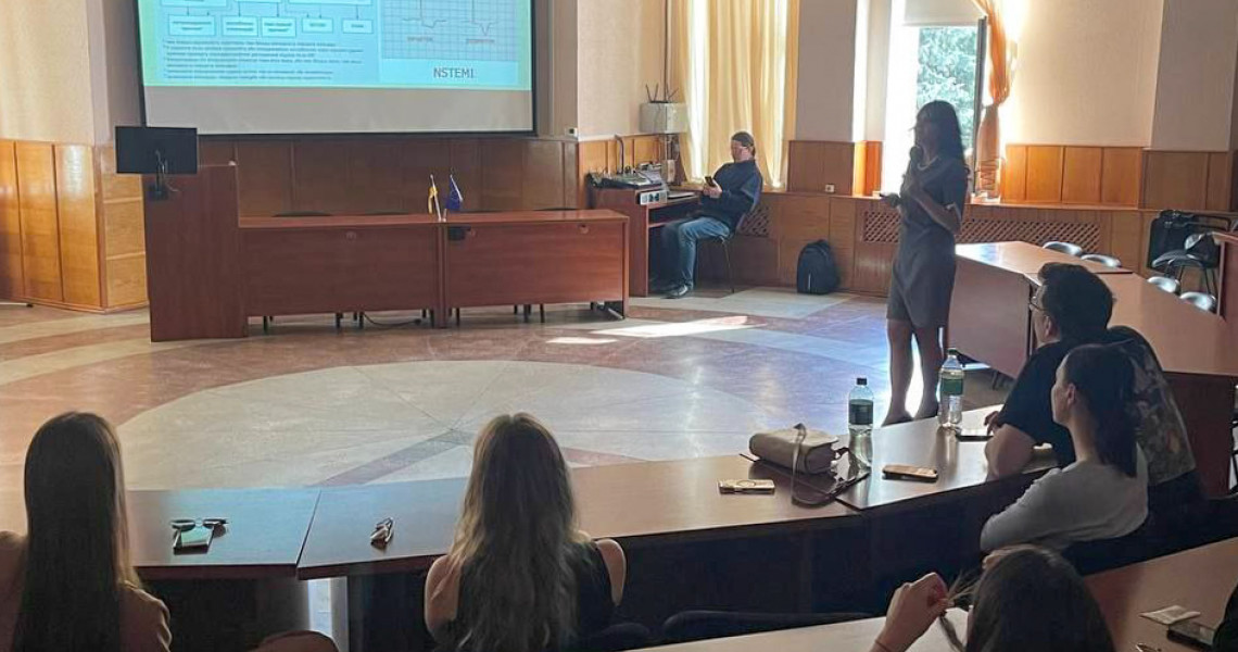 Кардіологія без таємниць: у ПДМУ відбулася лекція про загрозливі для життя стани / Cardiology Without Secrets: A Lecture on Life-Threatening Conditions Held at PSMU