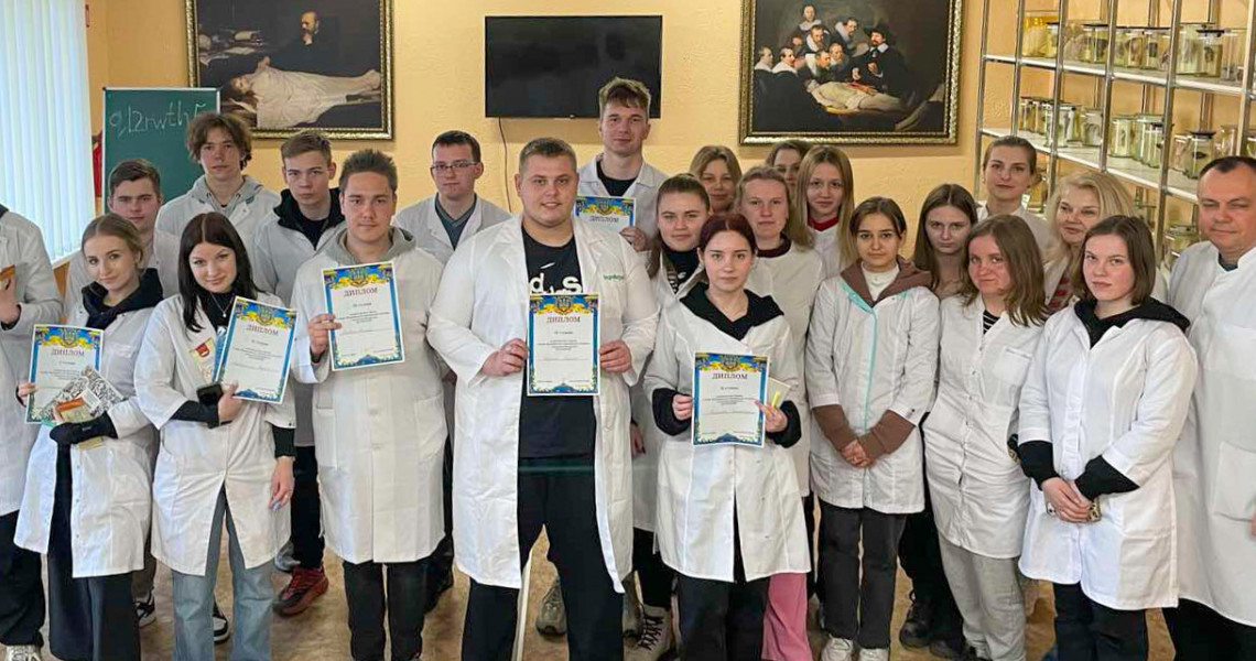Відбувся І-й етап Всеукраїнської студентської олімпіади з навчальної дисципліни «Патологія»: про переможців далі