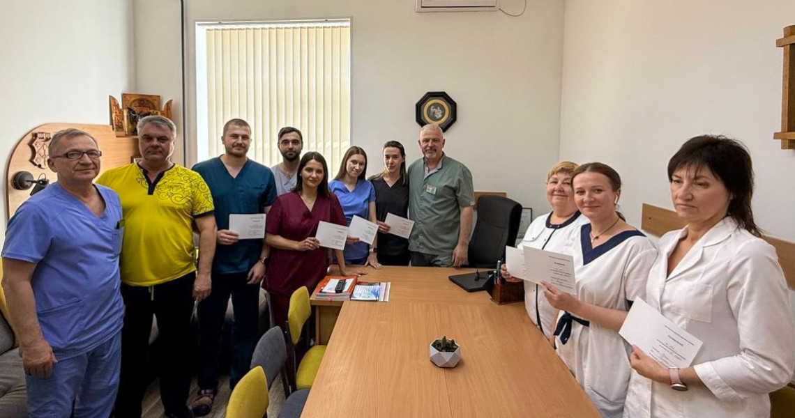 Завершився цикл тематичного удосконалення «Сучасні ендоскопічні технології в отоларингології»
