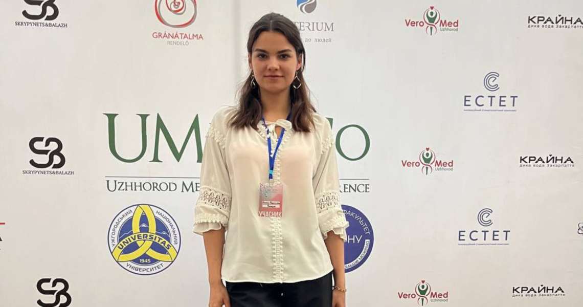 Наукова робота студентки ПДМУ здобула визнання журі / Scientific achievement of a PSMU student recognized by the jury
