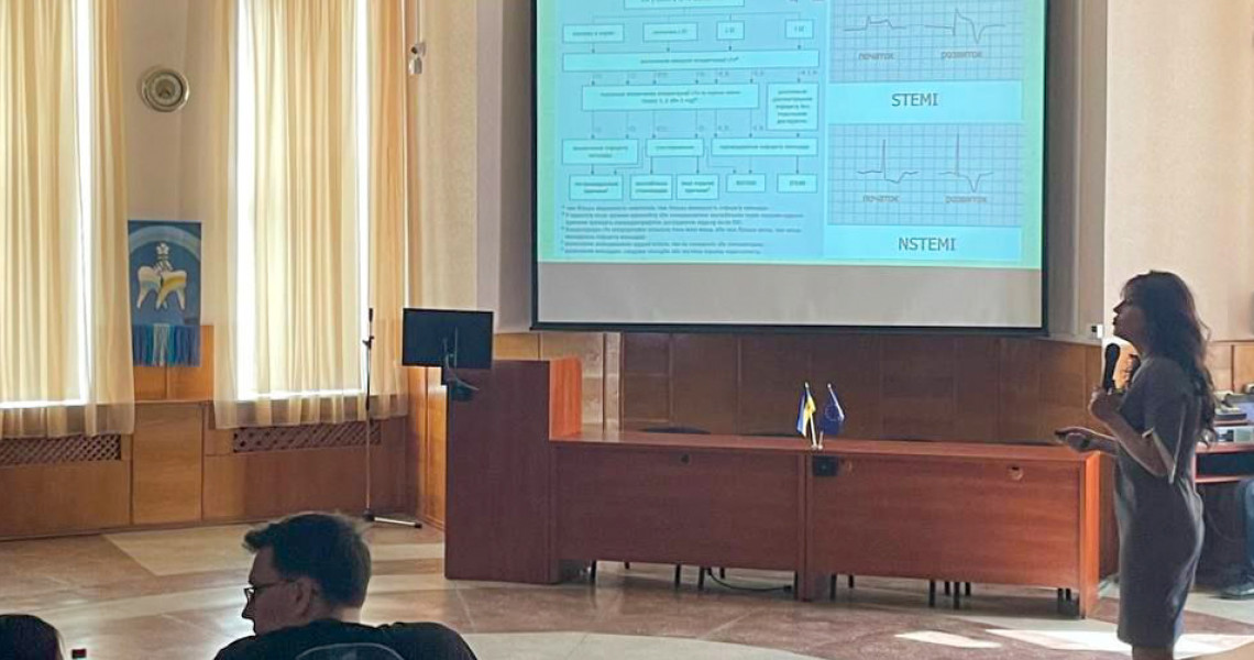 Кардіологія без таємниць: у ПДМУ відбулася лекція про загрозливі для життя стани / Cardiology Without Secrets: A Lecture on Life-Threatening Conditions Held at PSMU
