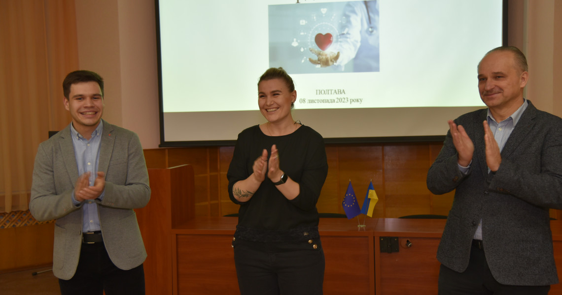 В Полтавському державному медичному університеті відбулася лекція «Методика та особливості спілкування з тяжкохворими в кардіології»