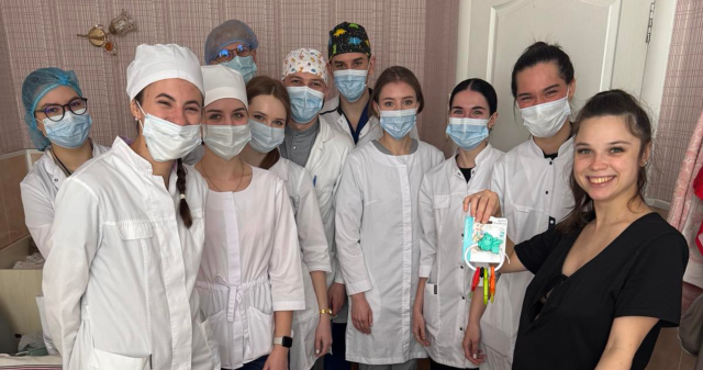 Лікарську етику засвоювали студенти ПДМУ на практиці / Medical ethics in action: PSMU students gained valuable experience in obstetric practice