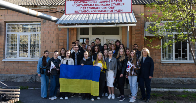 Студенти ПДМУ та Сеулу об’єднали серця заради порятунку життів / PSMU and Seoul Students Unite Hearts to Save Lives!